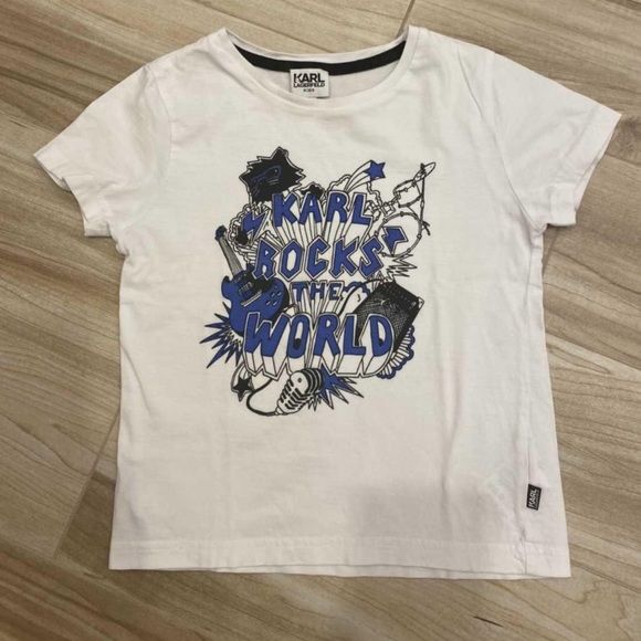 Designer Karl Lagerfeld tshirt 3-4 years - Picture 1 of 1